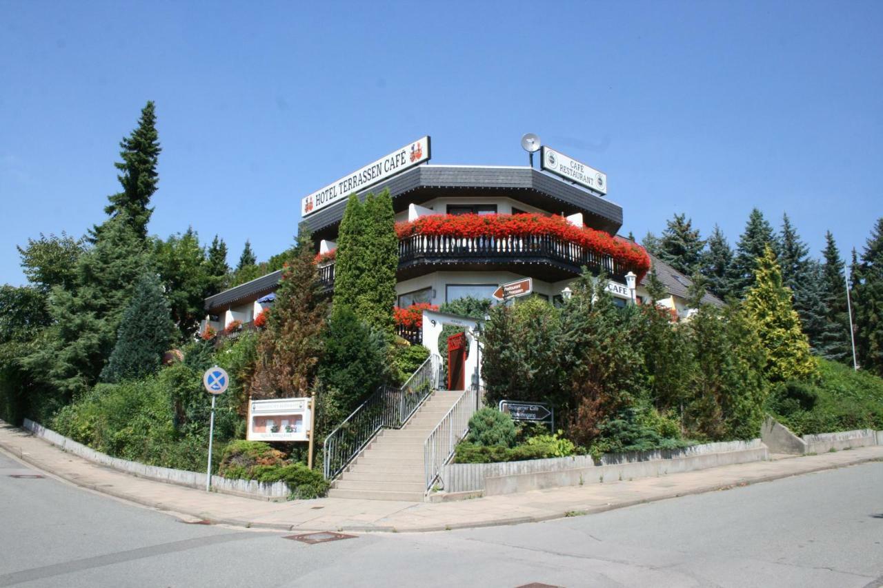 Themen Hotel Terrassen Cafe Bad Münder am Deister Exteriér fotografie