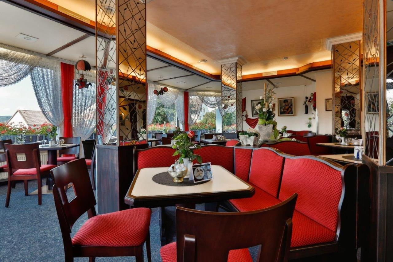 Themen Hotel Terrassen Cafe Bad Münder am Deister Exteriér fotografie